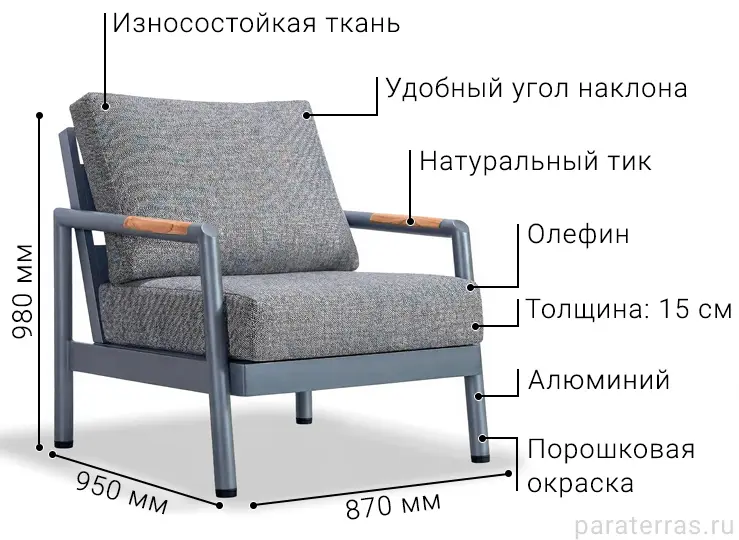 Садовое кресло TAMARAMA